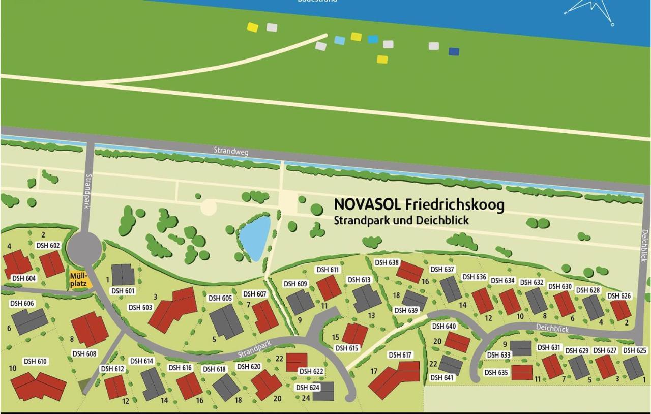 Villa Friedrichskoog-Deichblick 22 Esterno foto